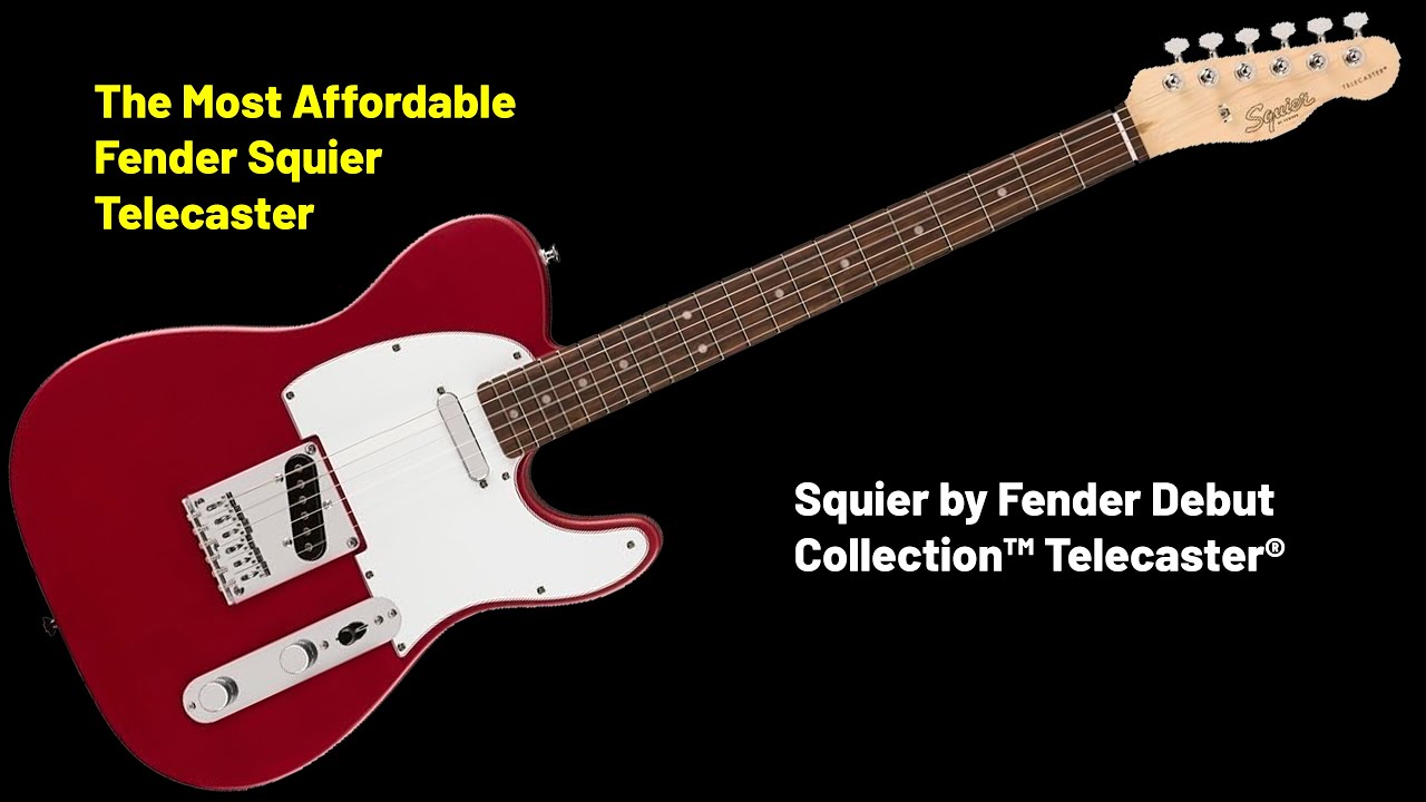 Squier by Fender Debut Collection™ Telecaster® — самая доступная гитара Fender Squier Telecaster