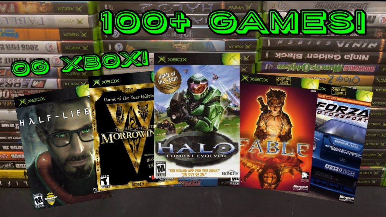 My ENTIRE Original Xbox Game Collection!!