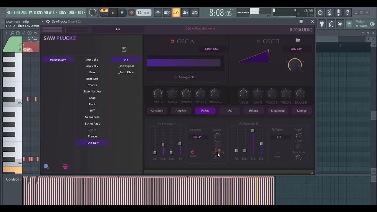 Create #trance  Pluck #SawPluckz #rdgaudio all DAW