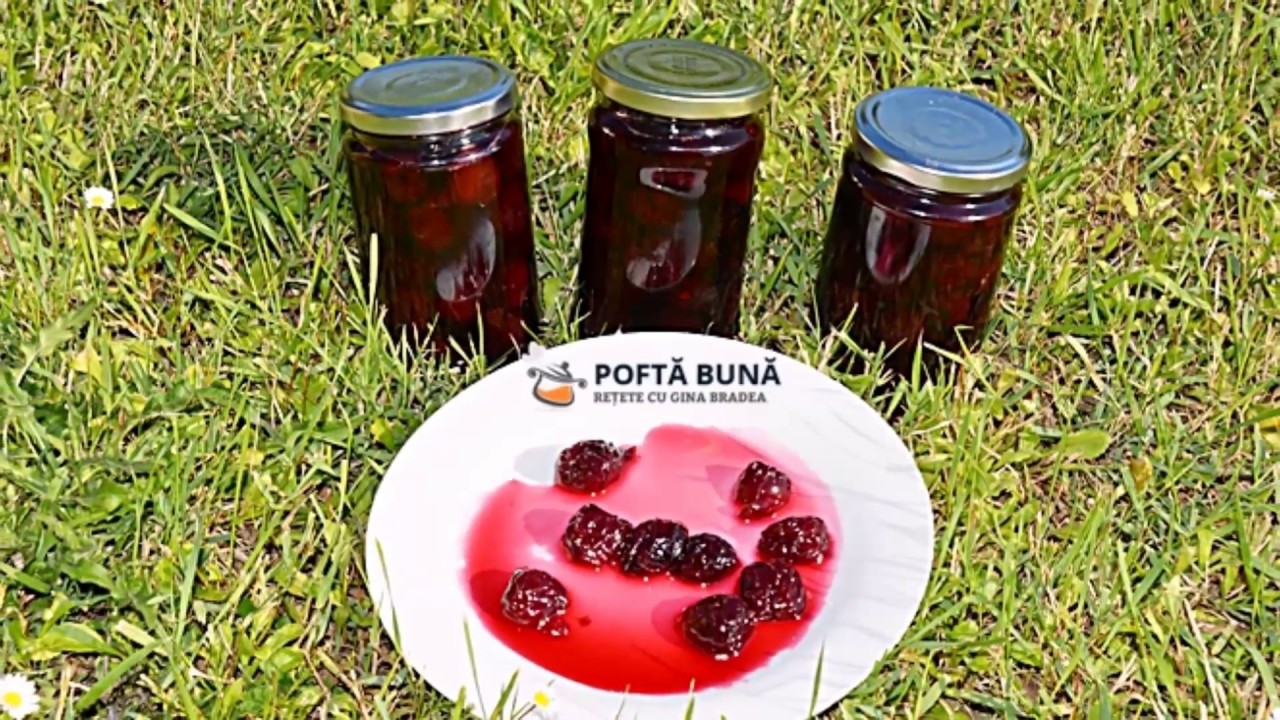 Dulceata de VISINE sau CIRESE (reteta veche)