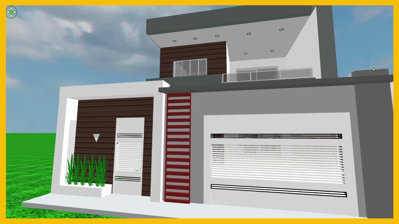 Sobrado com 3 quartos e fachada bonita 7x15