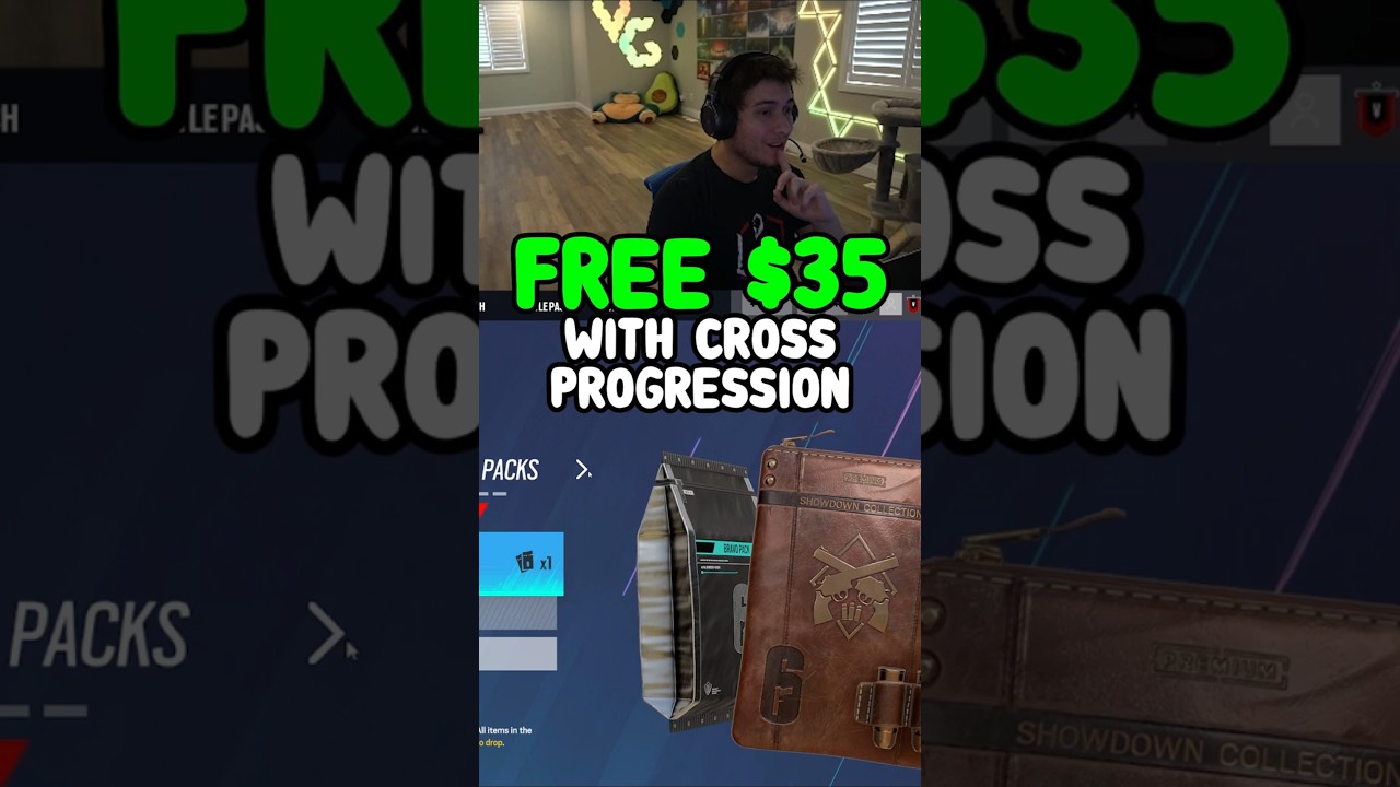 I got $35 worth of Siege credits FOR FREE #shorts