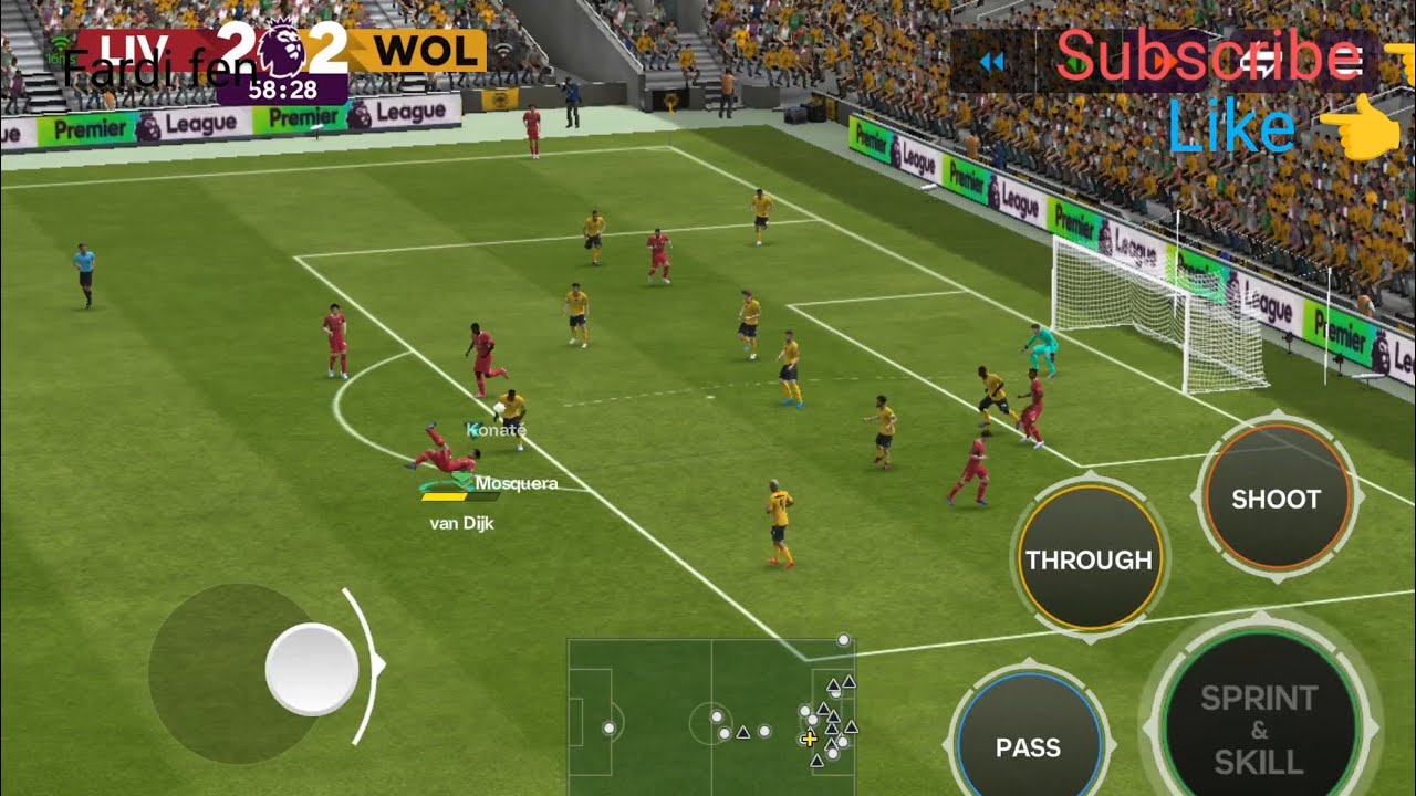 Liverpool VS Wolves ( FC MOBILE )