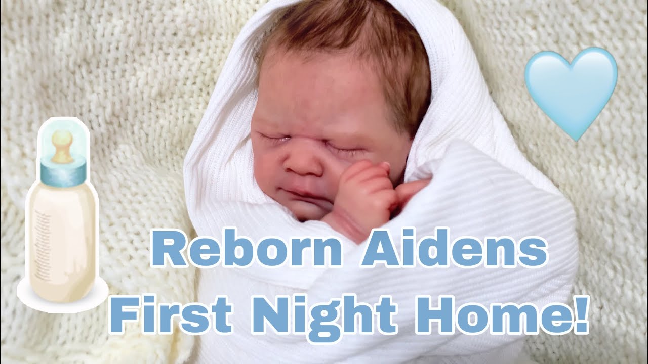 First Night Home of Newborn Reborn Aiden!!