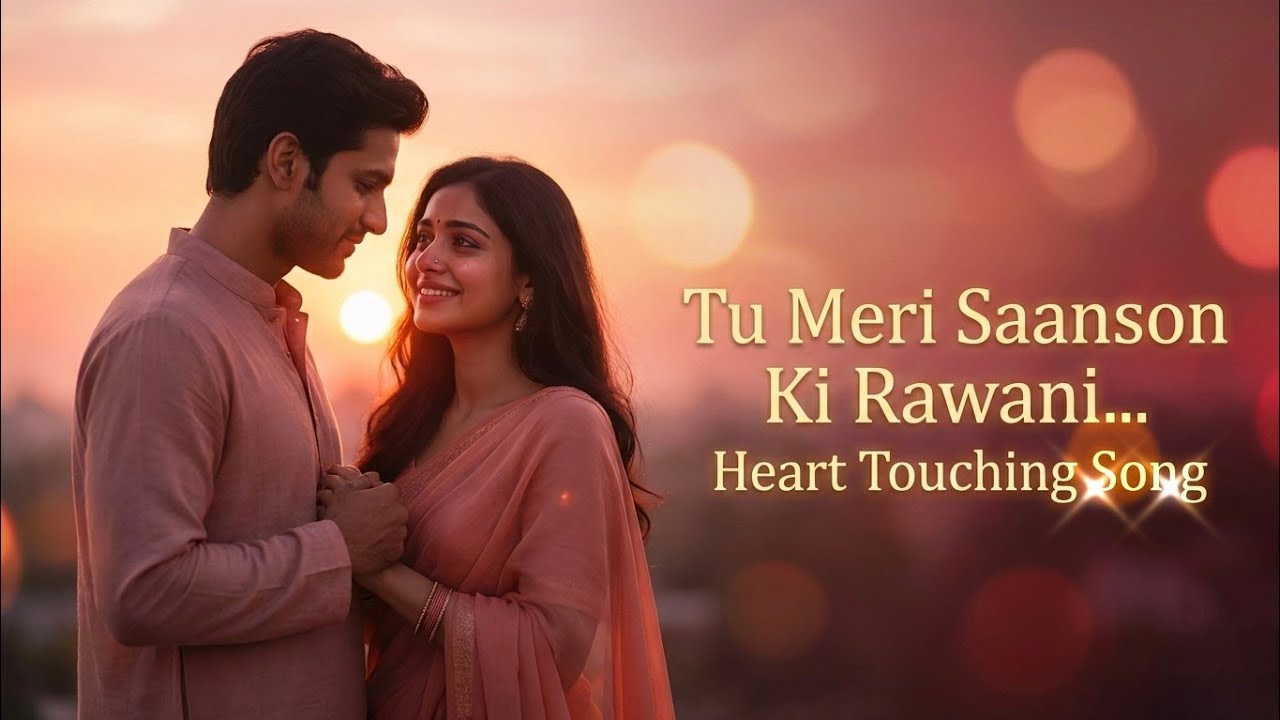 “Tu Meri Saanson Ki Rawani | Lyrics & Emotional 90s Style Love ♥️Song”