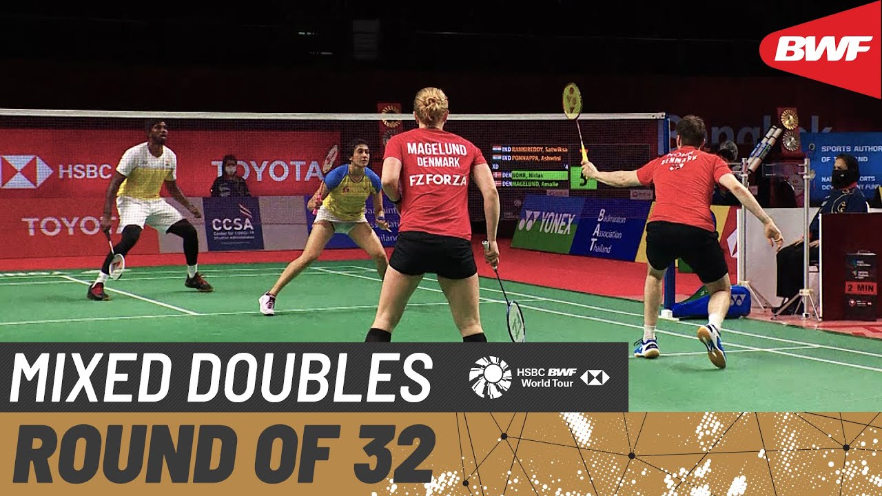 TOYOTA Thailand Open | Day 1: Rankireddy/Ponnappa (IND) vs. Nohr/Magelund (DEN)