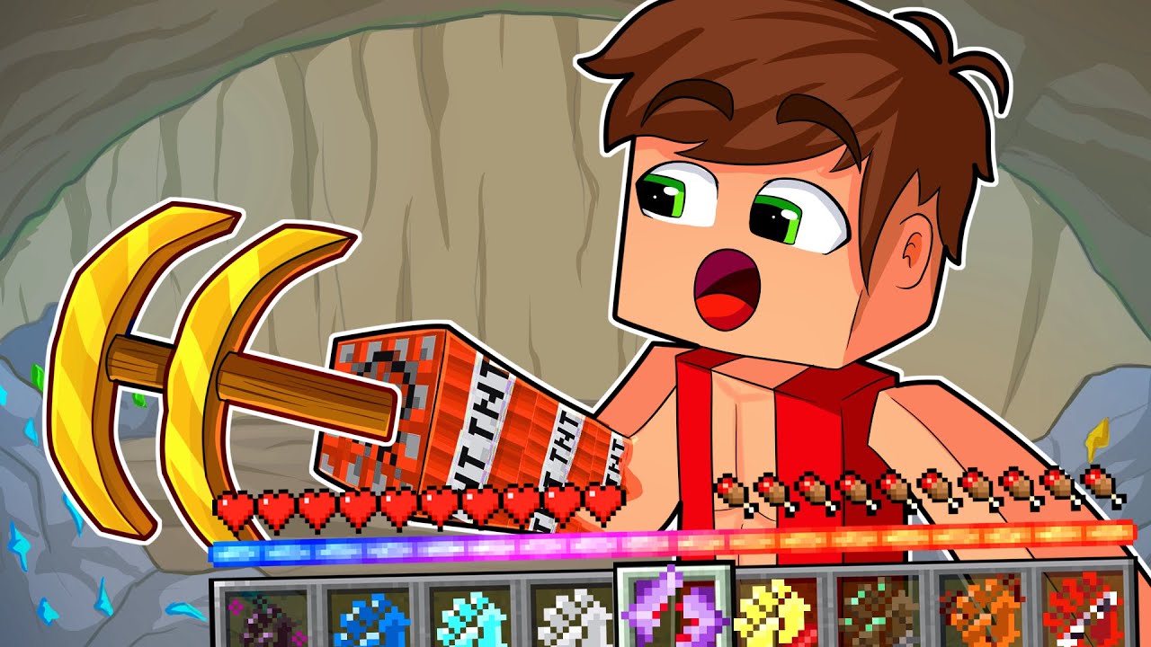 ماين كرافت اليد الرهيب و الخارقة!😱 (يد من البيكاكس!)💪 - Custom Punch