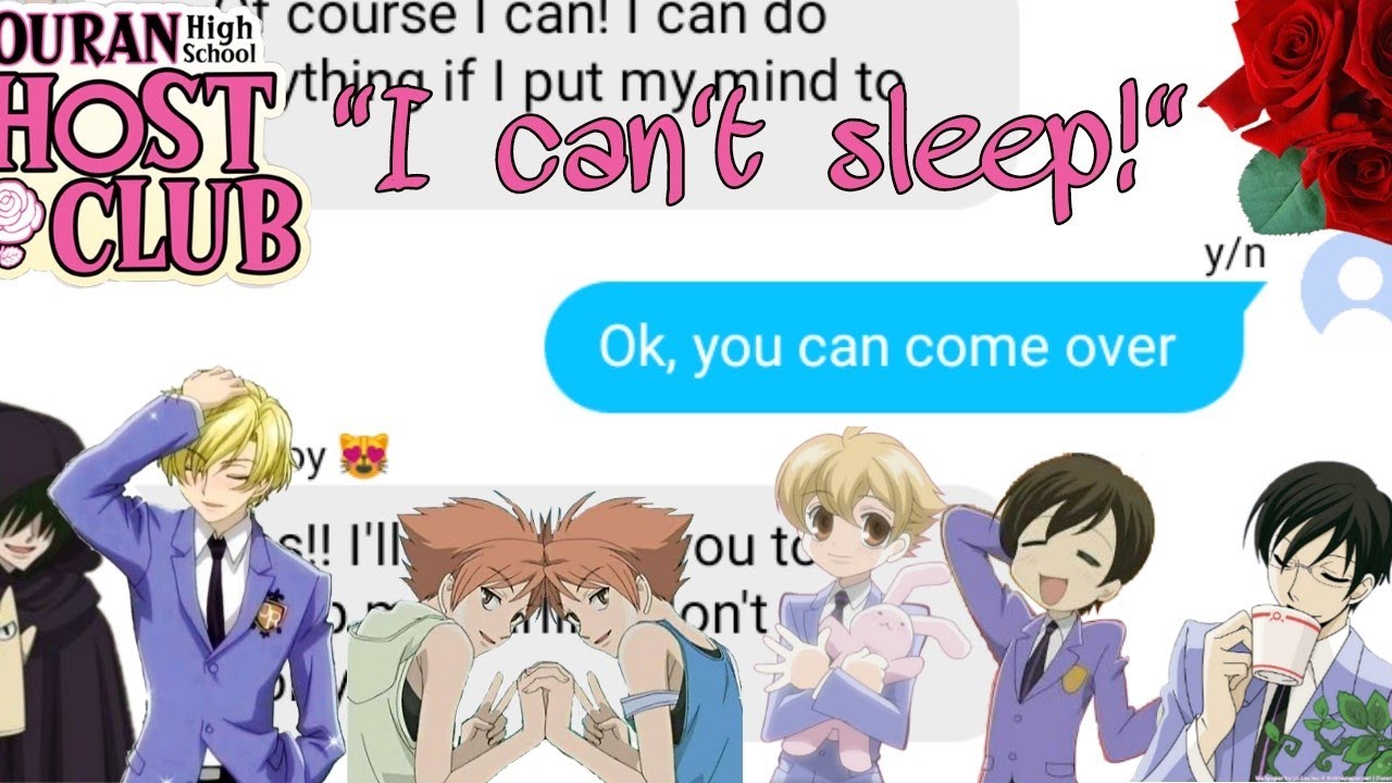 Ohshc Texts| Ohshc responding to... I can't sleep