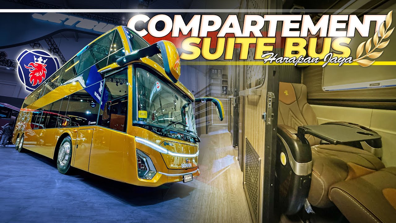 KELAS TERTINGGI HARAPAN JAYA? Review Double Decker Compartement Suite Bus PO Harapan Jaya