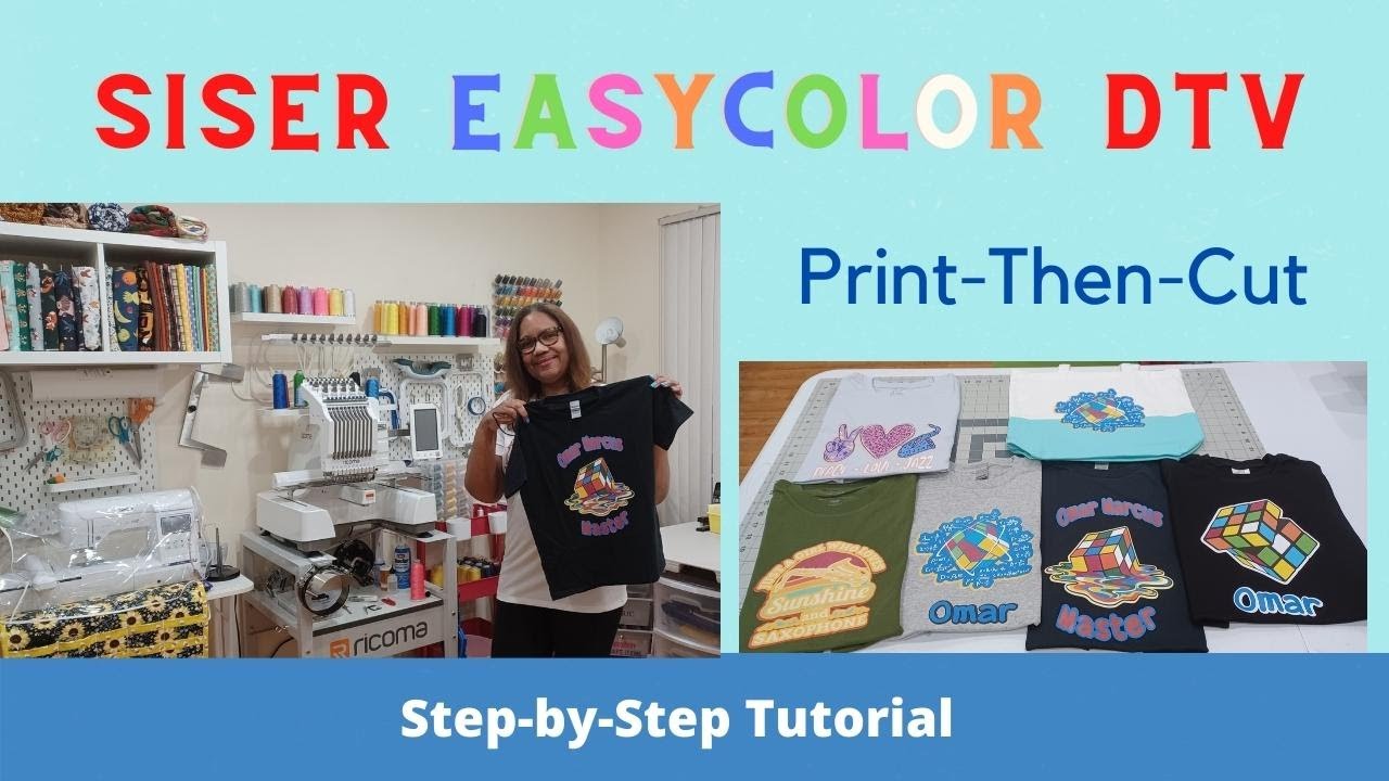 Пошаговое руководство по печати и вырезанию Siser Easycolor DTV