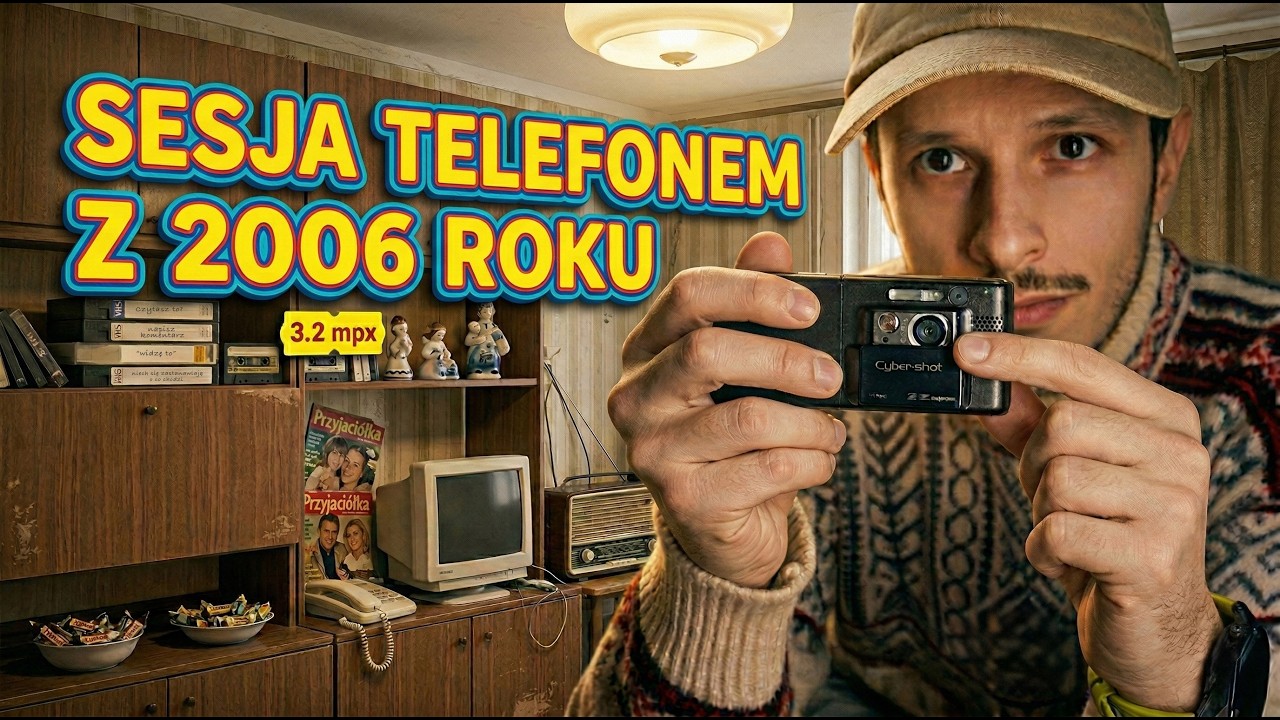 Kupiłem telefon z 2006 i zrobiłem nim sesję w 2026 (3 MPX!)