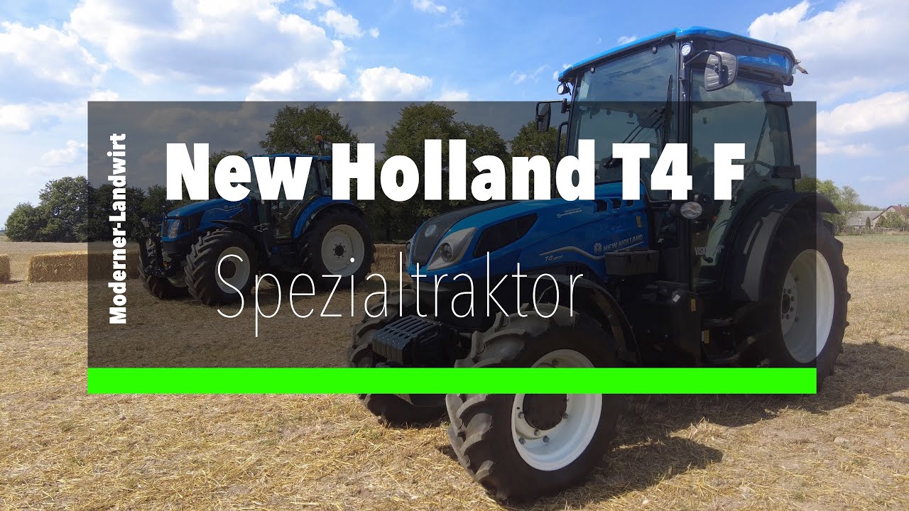 New Holland T4 F Spezialtraktor - Neuheit 2022
