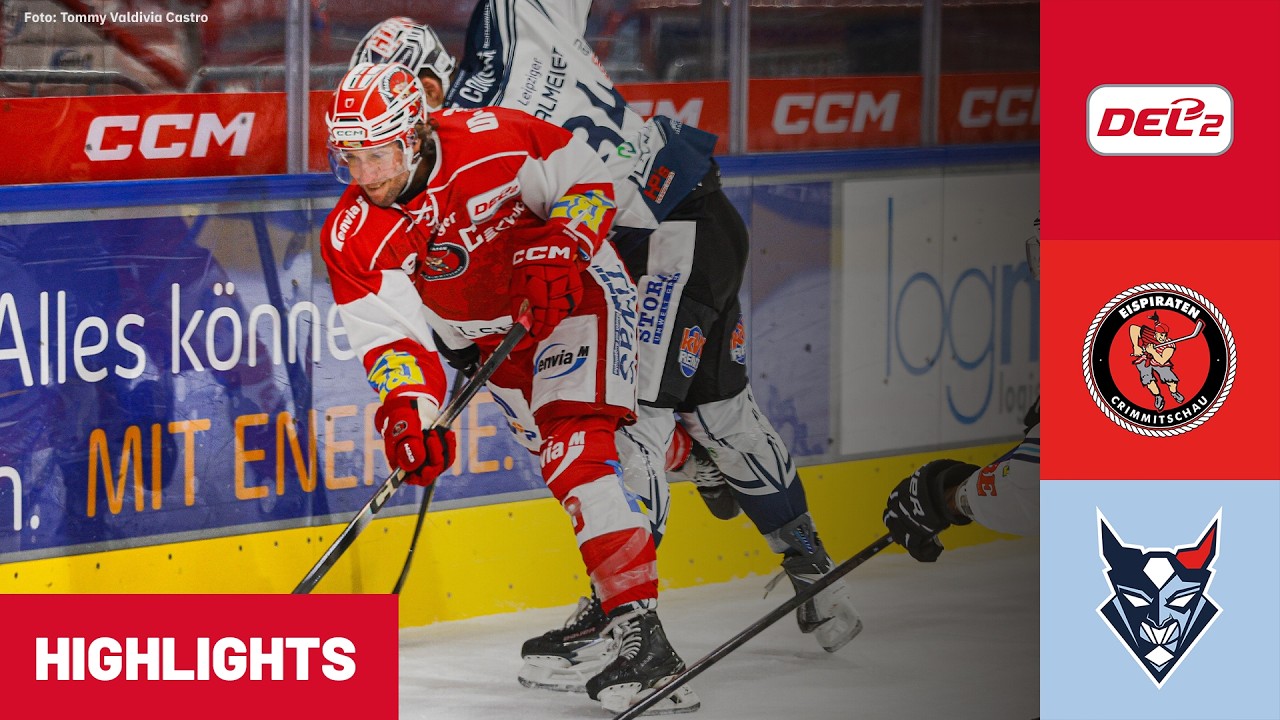 DEL2: Eispiraten Crimmitschau vs Blue Devils Weiden | Highlights
