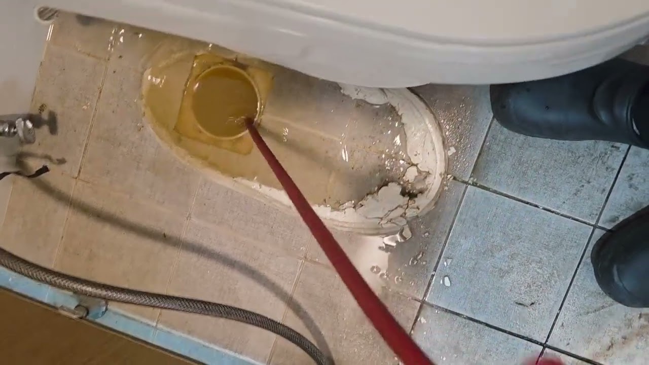변기 배관 막힘 오수관막힘 