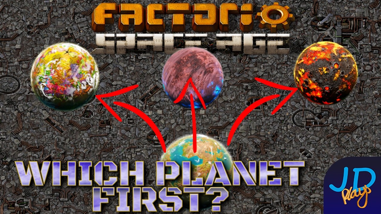Which PLANET should YOU visit FIRST? ⚙️ Factorio Space Age 🏭 Lets Play, Walkthrough, Tutorial