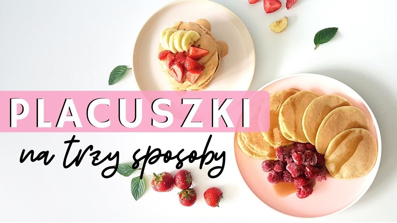 Wegańskie PLACUSZKI na trzy sposoby!