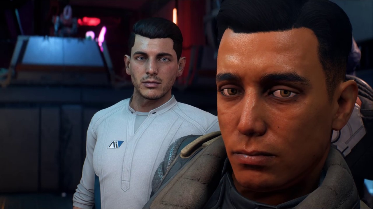 Mass Effect Andromeda Reyes Vidal All Romance Scenes with male Ryder
