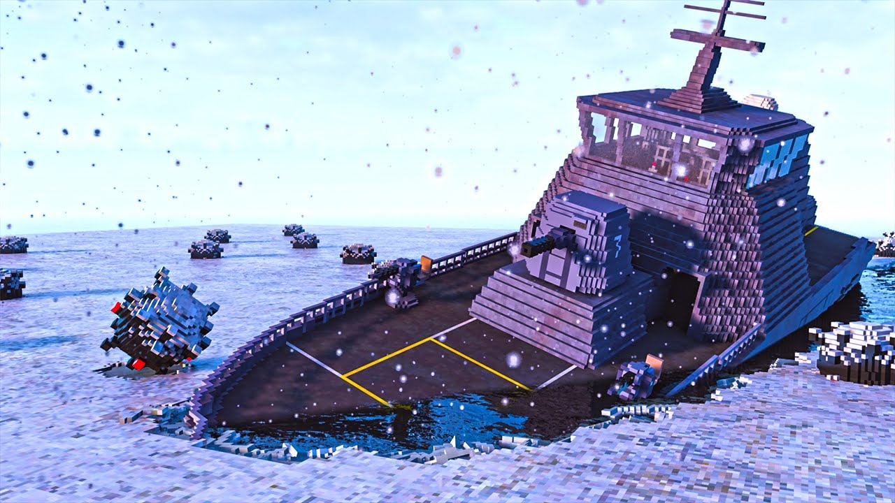 Ships Break Sea Mine Ice Field | Teardown
