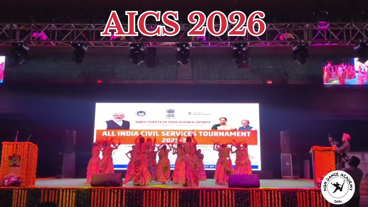 Gujrati Dance / Garba ki ramjat/ Nish Dance Academy / AICS 2026 / Vivek Rajput 