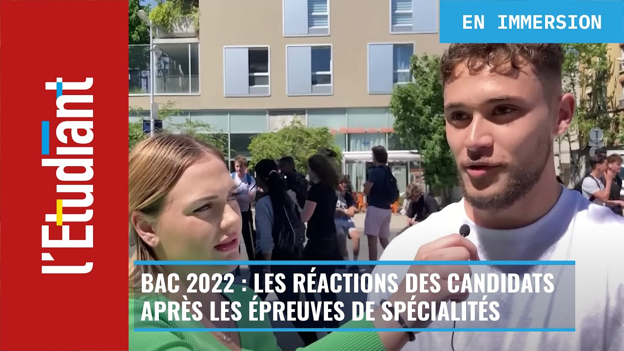 "Je pense avoir 17 !" Les réactions des lycéens après l'épreuve de spécialité du bac 2022