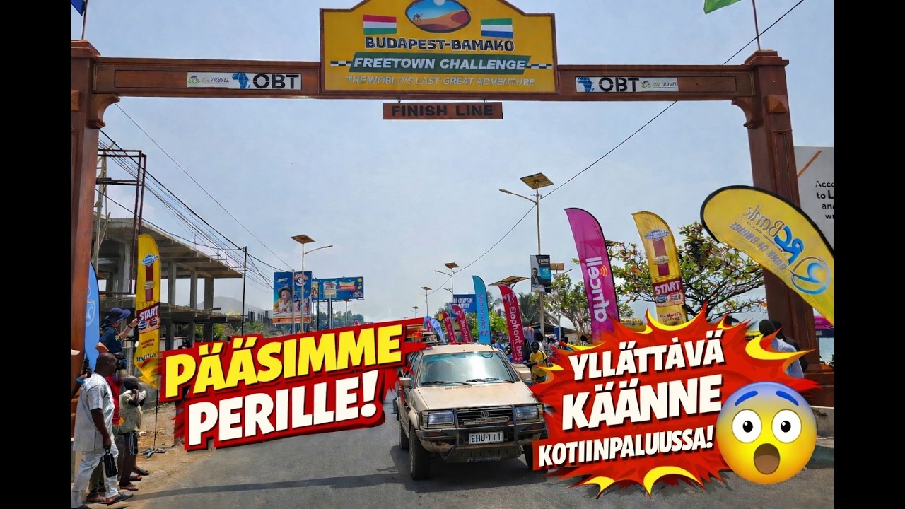 Budapest Bamako päivä 21 maaliintulo ja kotiinpaluu!