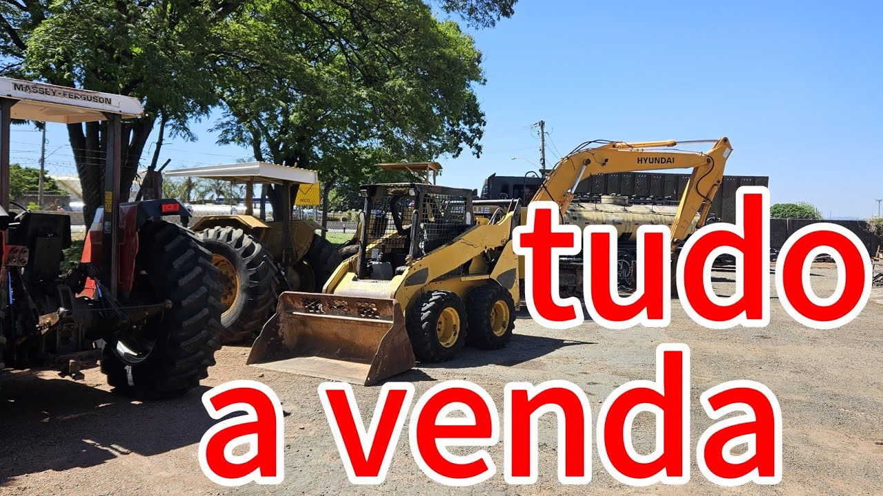 Escavadeira e trator a venda em Saltinho sp