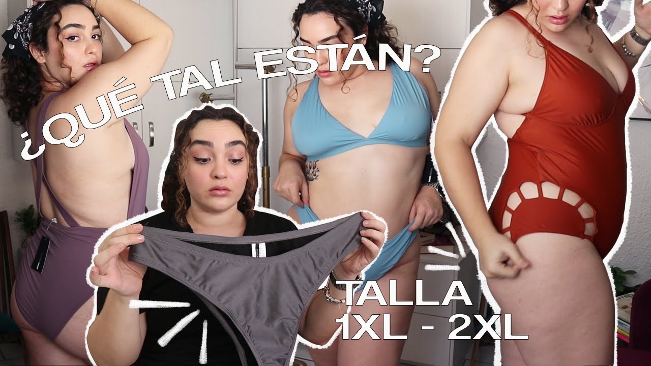 Gordita prueba trajes de baño de Fashion Nova Curve (Haul Tallas Extras)