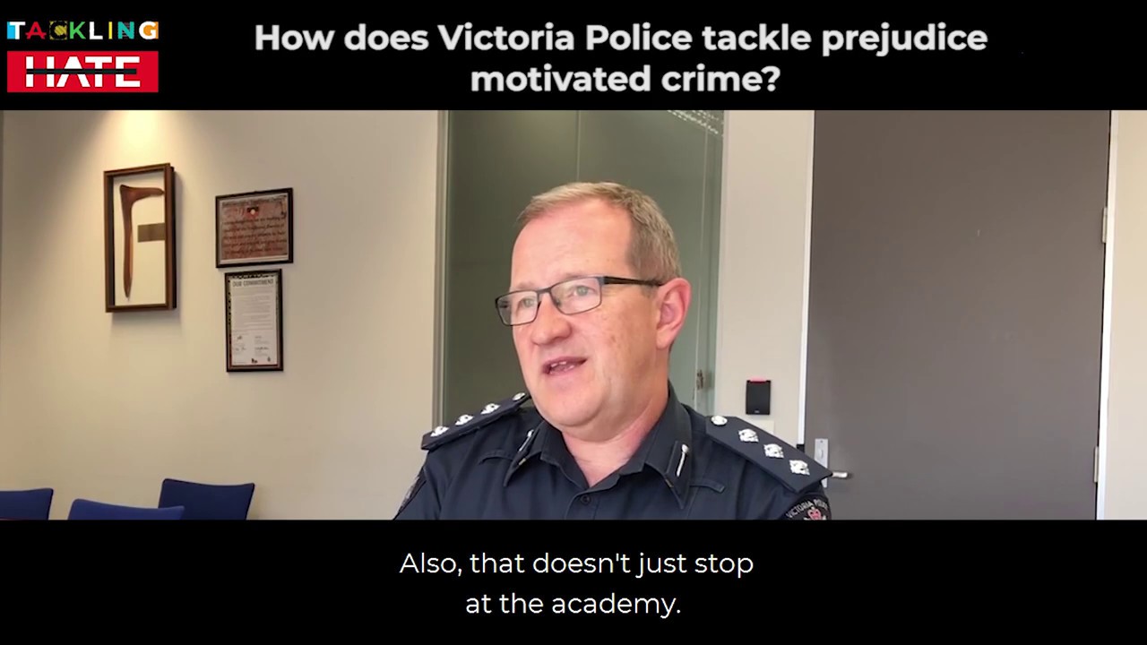 How does Victoria Police tackle prejudice motivated crime?