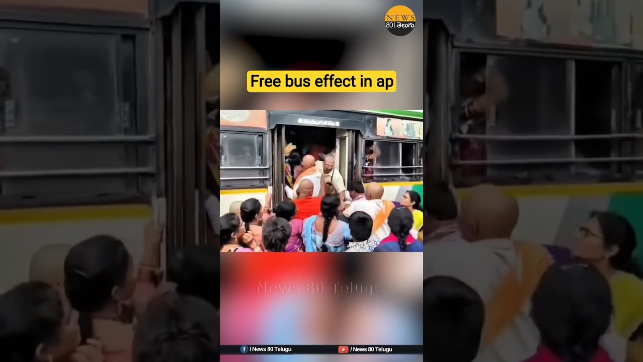 Free bus effect in ap #freebusservice #andhrapradesh