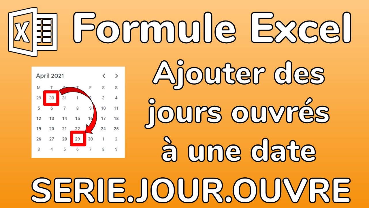 Excel - Formule SERIE.JOUR.OUVRE pour ajouter des jours ouvrés à une date - Docteur Excel
