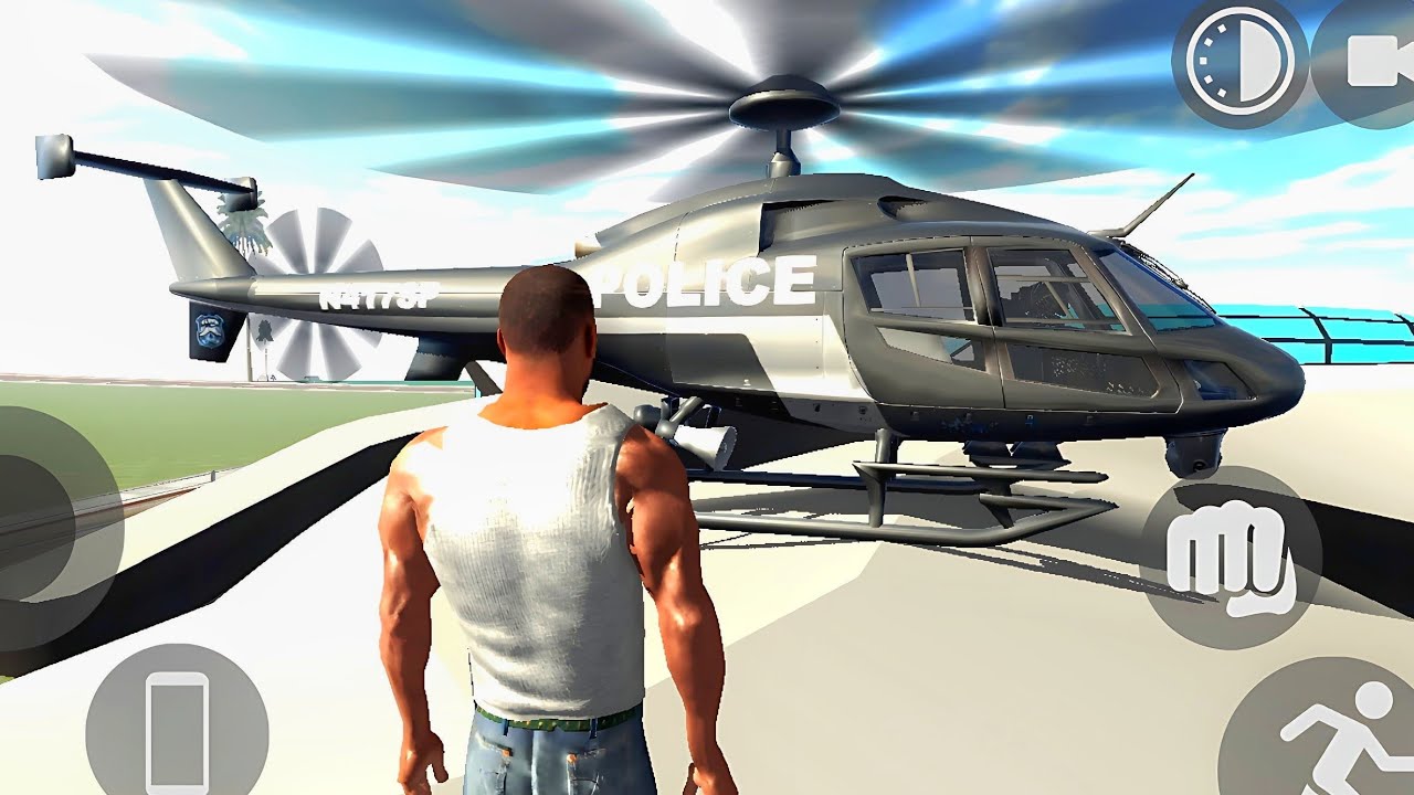 Helicopter Cheat Code | Police Helicopter Cheat Code😱 in Indian Bike Driving 3D