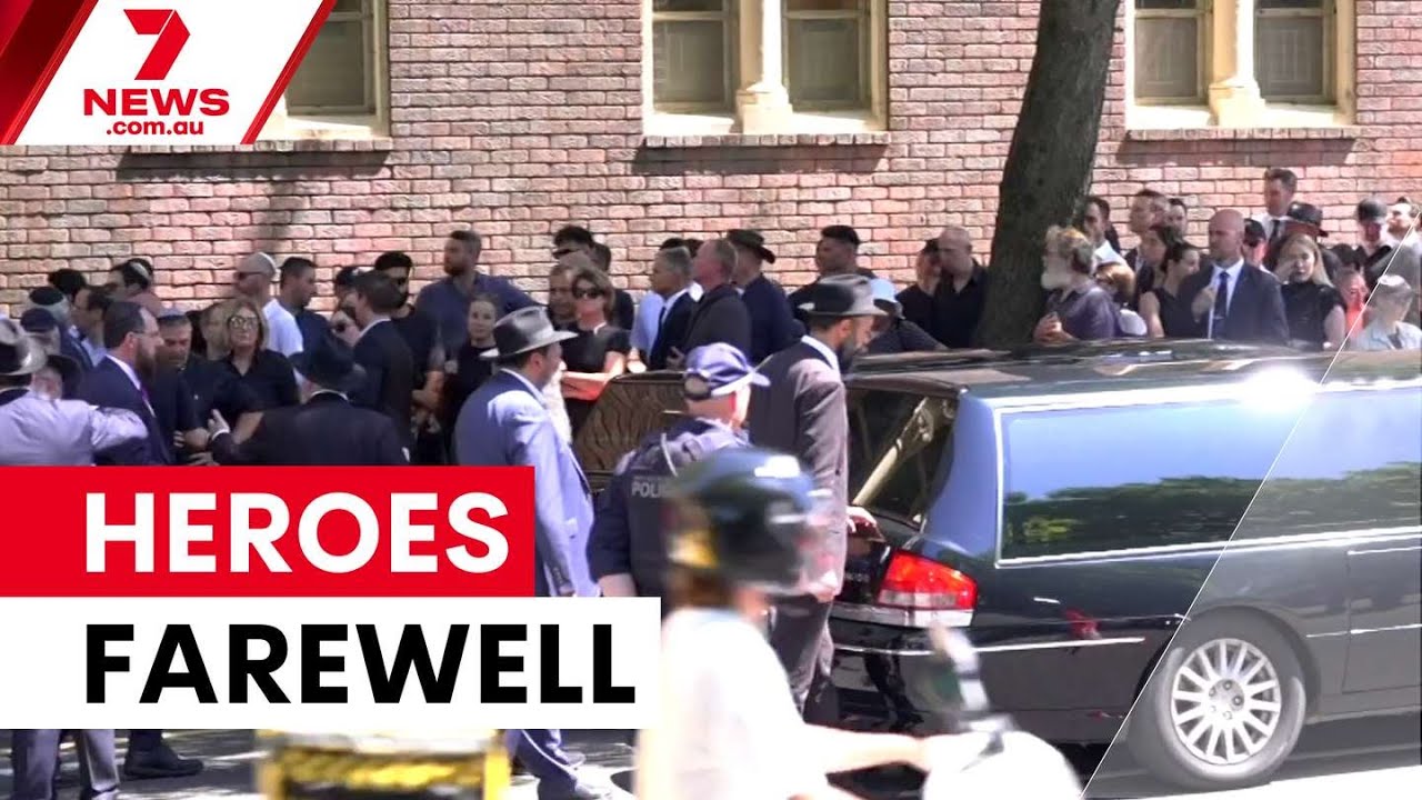 Ukrainian couple laid to rest after being killed trying to stop the Bondi gunman | 7NEWS