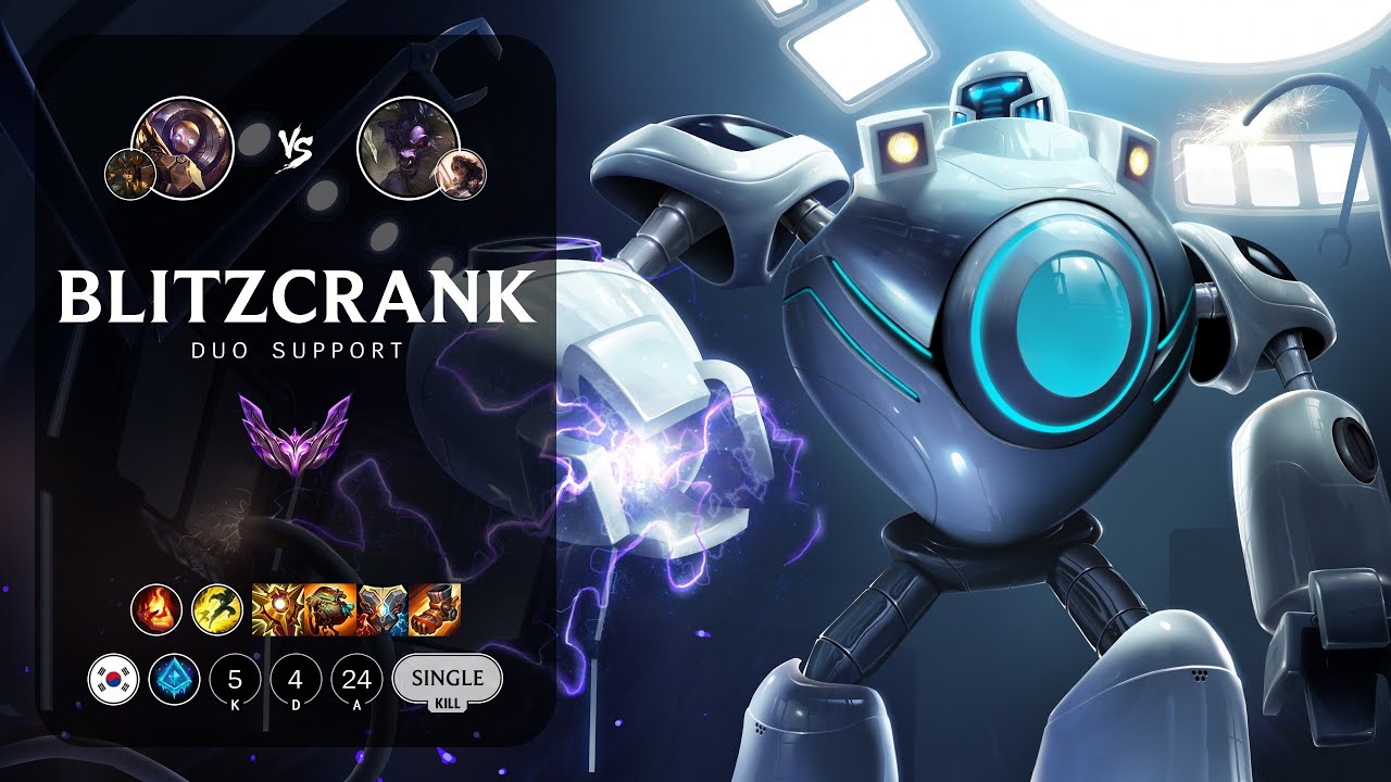 Blitzcrank Support vs Alistar - KR Master Patch 14.1