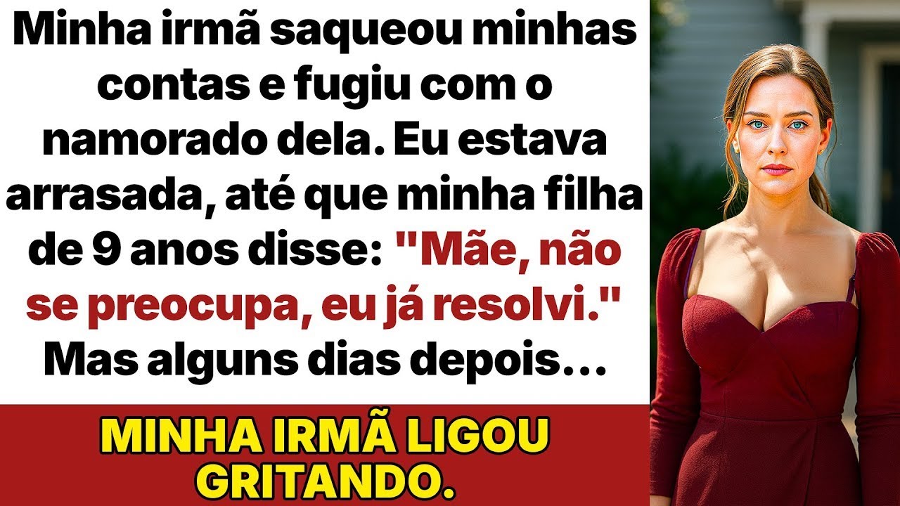 Uma das irmãs roubou 110 000 reais, mas minha filha de 9 anos descobriu seu maior segredo!