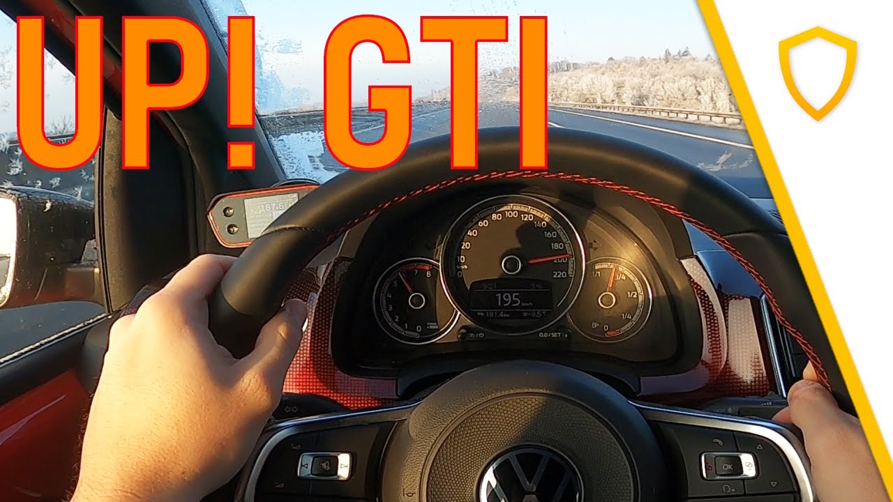 VW up! GTI - POV Topspeed on German Autobahn #vw #gti