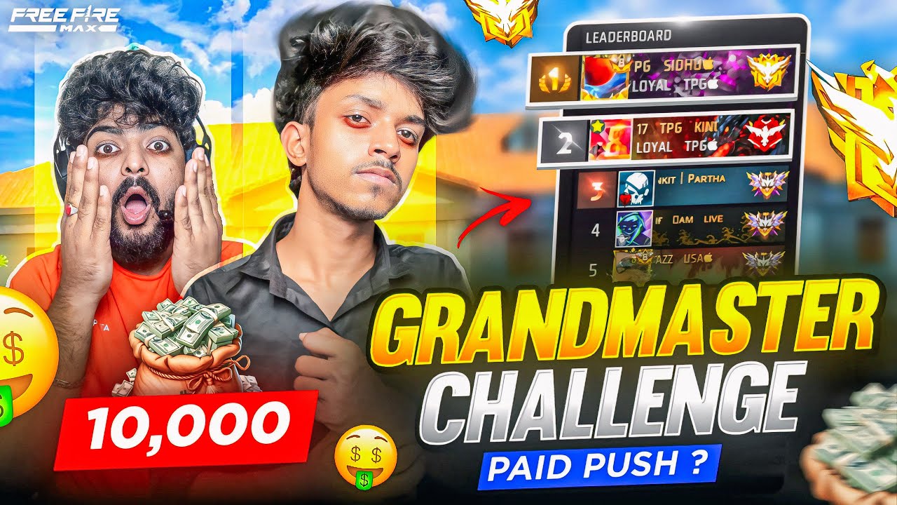 Pushing Grandmaster For ₹10,000 In Br Rank 🤯 Is This Paid Rank Push ?😱 - TPG SIDHU
