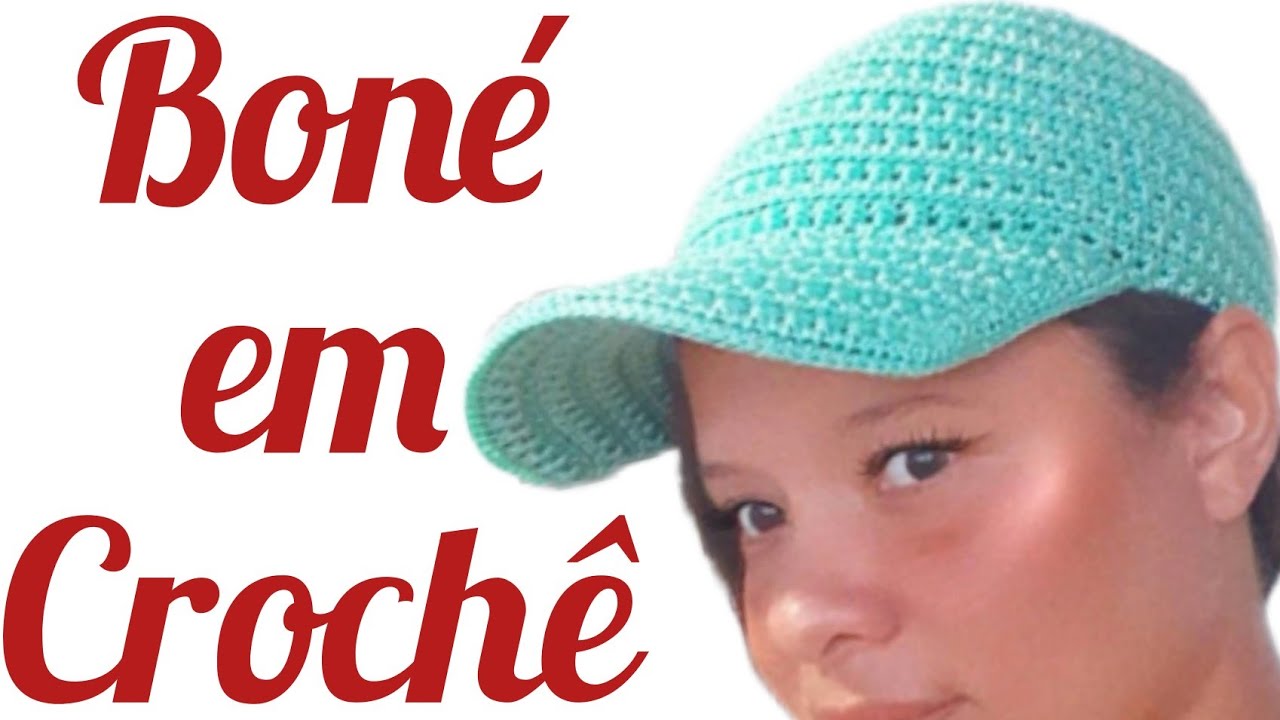 Boné em crochê - Dengo de Mainha 💝