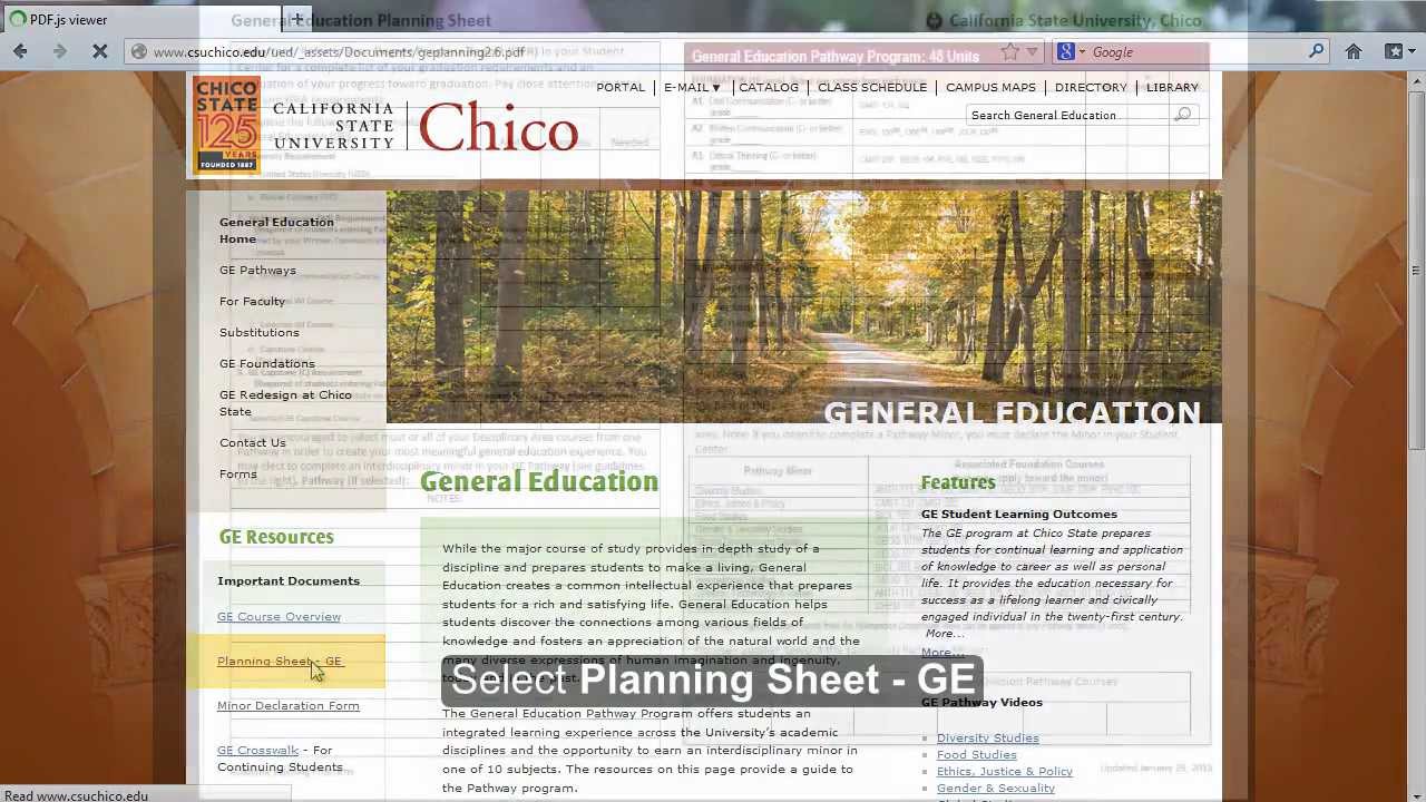 General Education Requirements