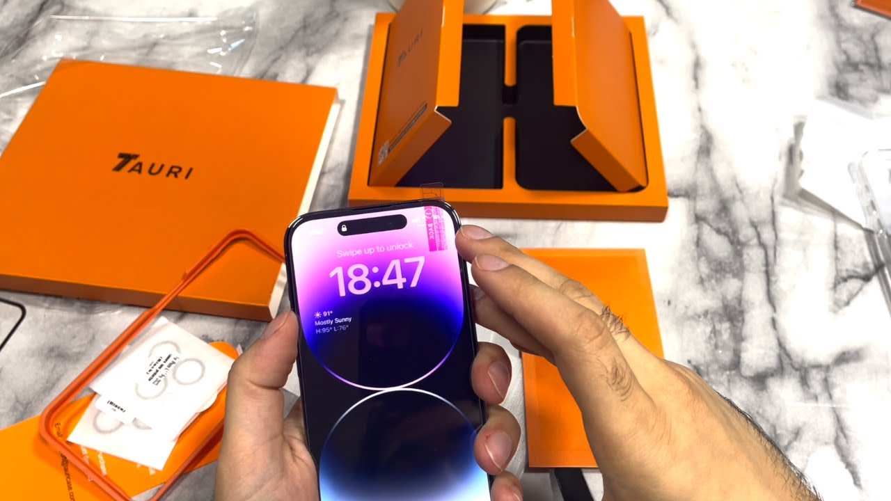 Protecting iPhone 14 pro from my WIFE! With TAURI case and glass screen protector
