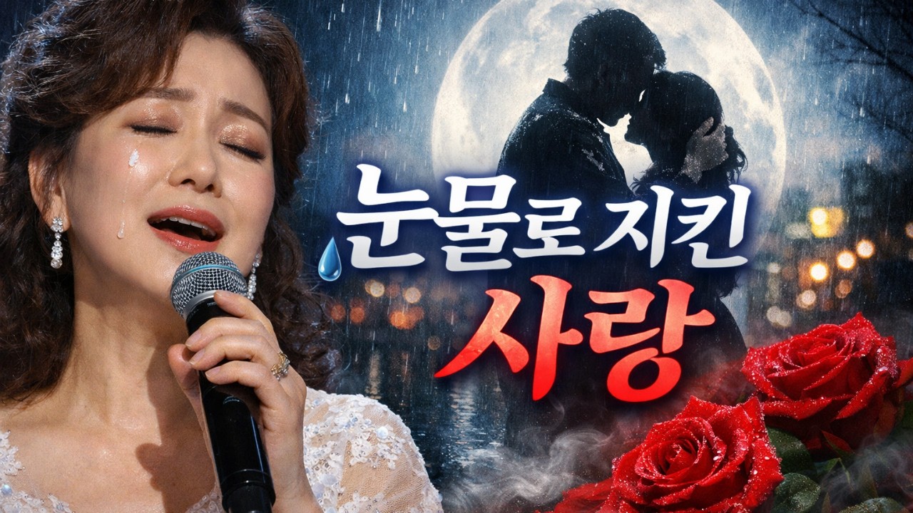 눈물로 지킨 사랑 🎤 가슴 저미는 7080 여성 정통 트로트 신곡
