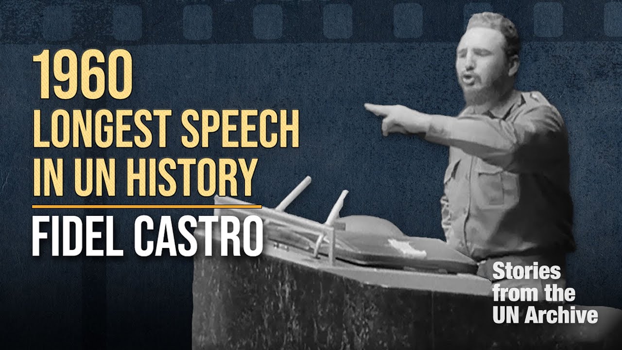 Fidel Castro's Epic 1960 UN Speech | UN Story Archives