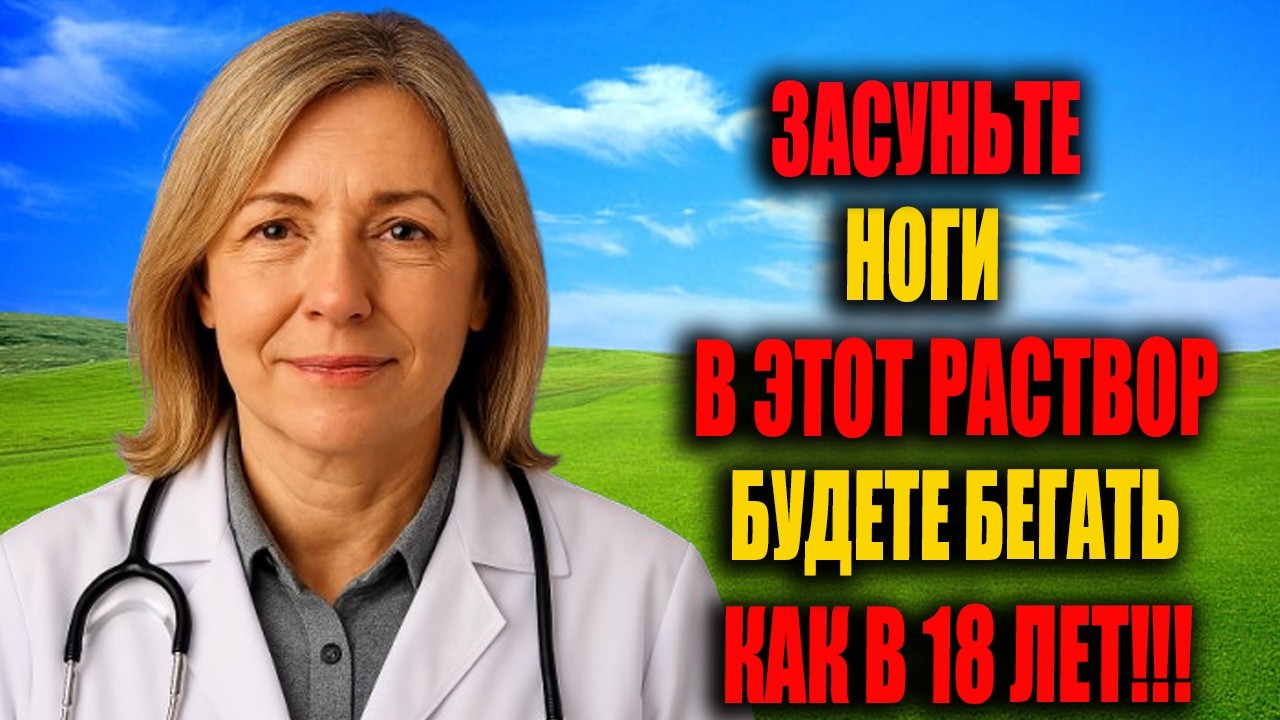 Просто Опустите Ноги В Этот Раствор — И Через Несколько Дней Боль Может Уменьшиться