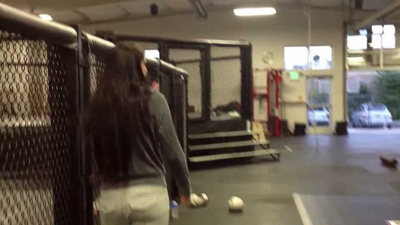 asia kiki in Easton Denver mma gym 2012