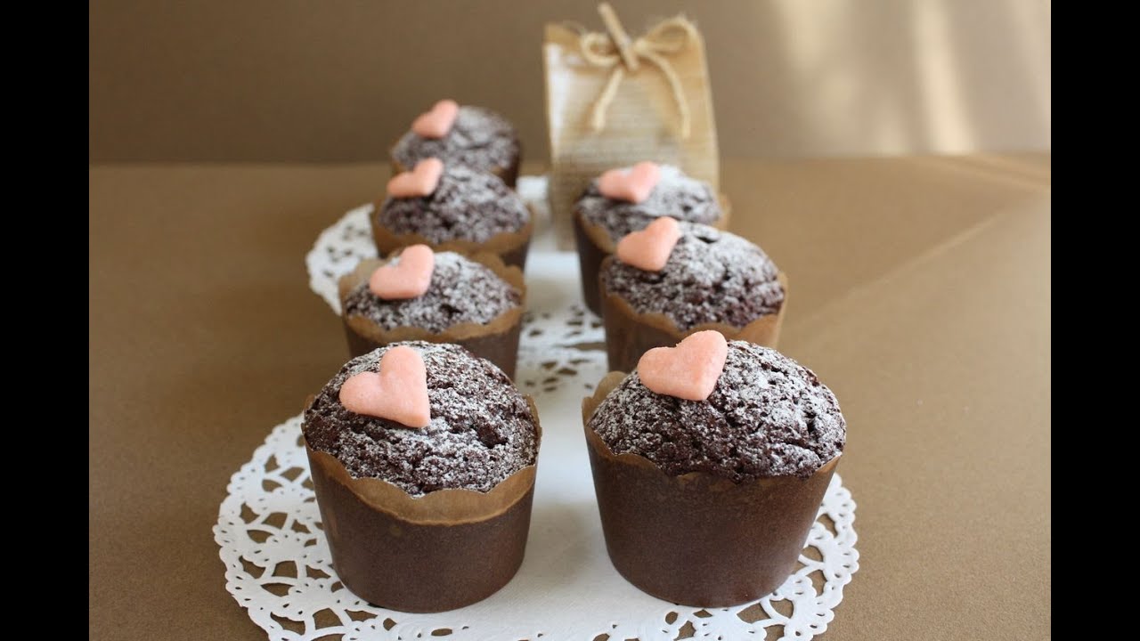 Easy Chocolate cupcake♡ チョコカップケーキ 簡単濃厚美味!
