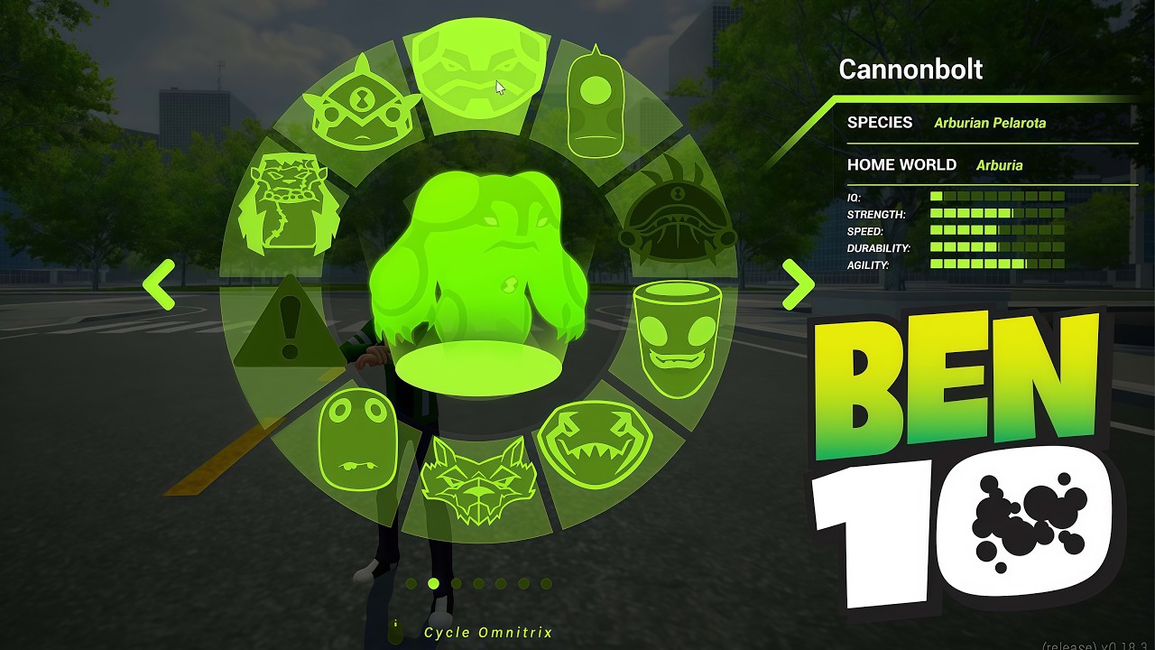 Cannonbolt Transformation and Gameplay | Galvan Ben 10 Open world Game