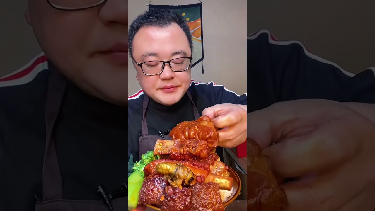 Today eat spicy pork ribs