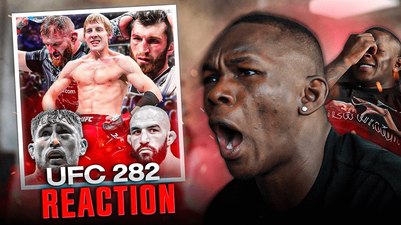 Israel Adesanya Reacts to SHOCKING UFC 282 Results |  Błachowicz vs Ankalaev