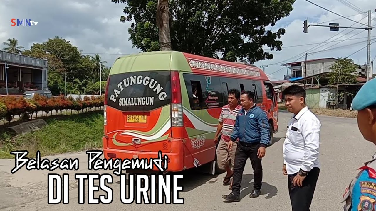 Tes urin sasar pengemudi yang melintas di seputaran kota Panyabungan, Operasi Lilin Toba Tahun 2022