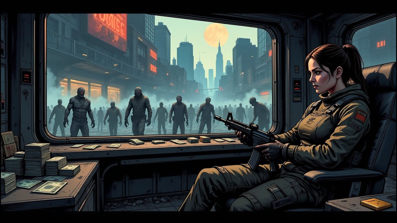 ¡Los zombis invaden la ciudad! Heredo 400 millones, me escondo en un refugio y veo cómo los
