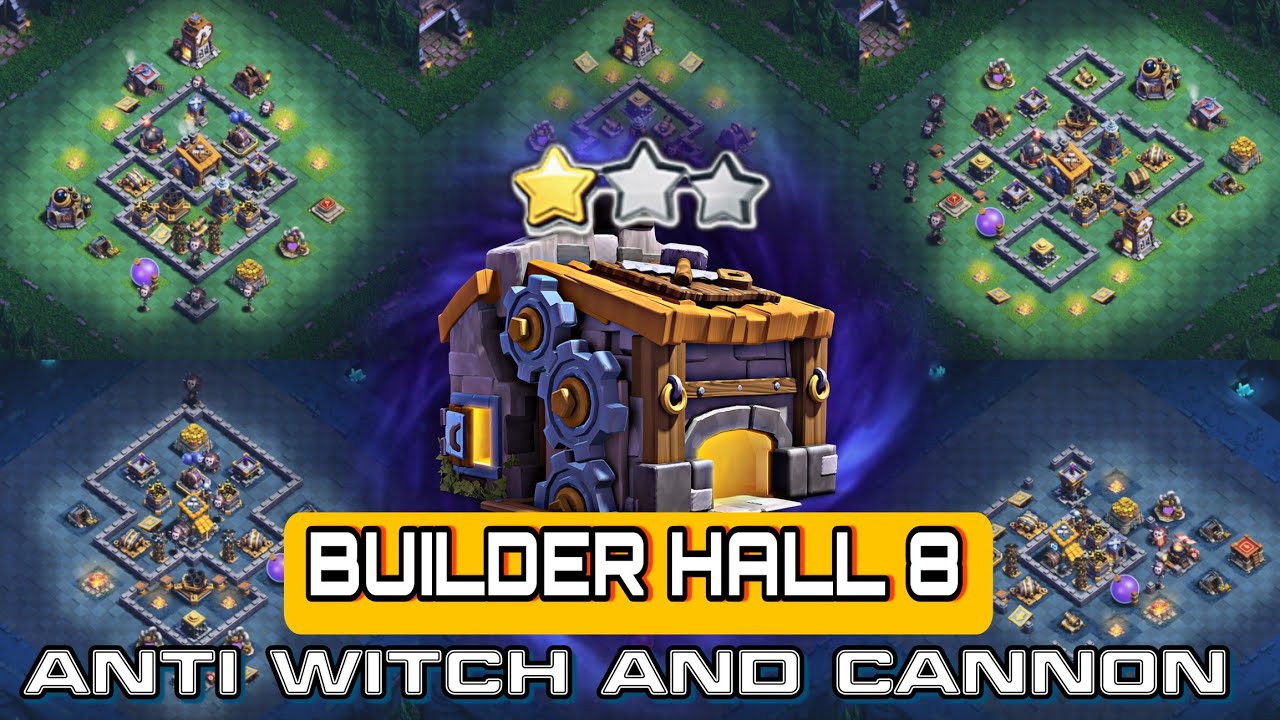 TOP-10 PRO BUILDER HALL 8 || BH8 WITH LINK + REPLAY || BH8 ANTI-WITCH AND CANNON ||BH8 BASE 2026
